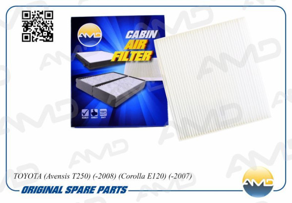 Фильтр салонный 88568-02030/AMD.JFC95 TOYOTA (Avensis T250)(-2008)(Corolla E120)(-2007)