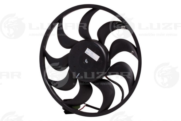 Э/вентилятор охл. без кожуха; с резист. Chevrolet Aveo T300 (11-)/Opel Mokka (13-) LUZAR  LFc 0595