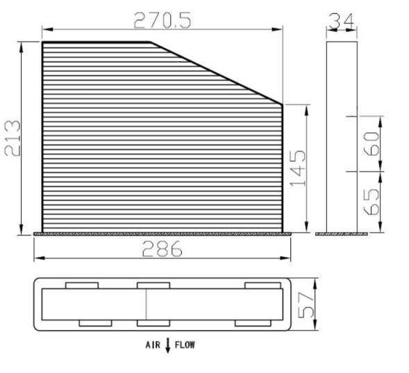 Фильтр салона VAG Tiguan (07-)/Jetta III (04-)/IV(10-)/Passat(уголь.) (CRVC29391) CARVILLE RACING