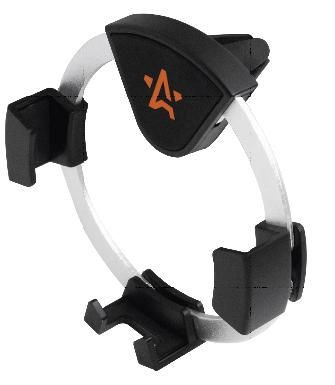 Держатель для телефона в дефлектор гравитационный анодированный (AMS-U-21) AIRLINE