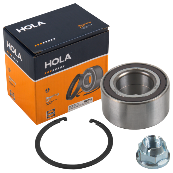 Подшипник ступицы перед. RENAULT Duster (HM,HS) 2011-, Kaptur (H5) 2016- (комплект) HOLA NB746