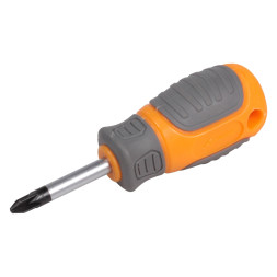 Отвертка крестовая с эргономичной рукояткой магнитная PZ2*38мм (AT-SZ2-06) AIRLINE