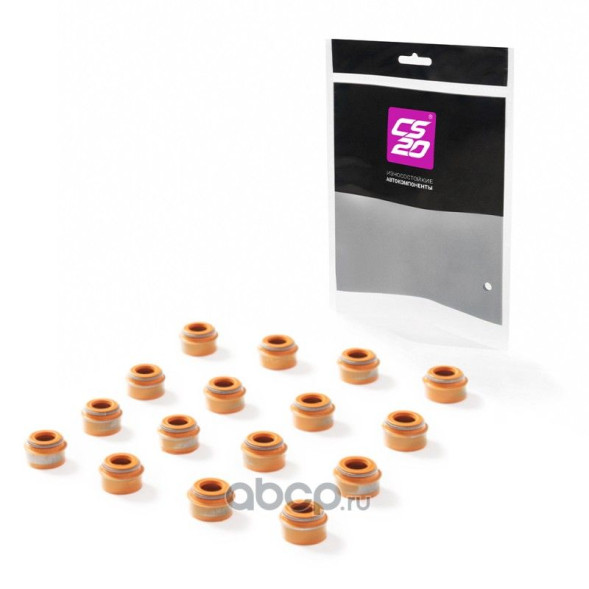 Колпачок маслосъемный ВАЗ-2112,21126,11194  16V (к-т.16шт) CS20 (2112-1007026)