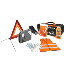 Набор автомобилиста (РК для б/к шин, Знак, Жилет, Упор, компр.S-16G,Перч.) (ANA-06) AIRLINE