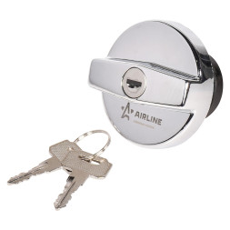 Крышка топлив. бака с ключами, для а/м Лада 2108-15, хром (AFC-R-03) AIRLINE