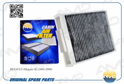 Фильтр салонный 7701064235/AMD.FC846C (угольный) RENAULT (Megane II) (2003-2009)