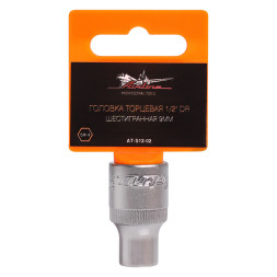 Головка торцевая 1/2&amp;quot; DR шестигранная 10мм пласт. подвес (AT-S12-03) AIRLINE