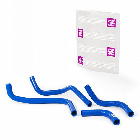 Патрубки отопителя УАЗ-3163 Патриот до 2012 года силикон CS20 СИНИЙ к-т.4шт Profi