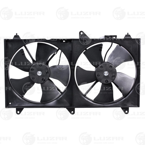 Э/вентилятор охл. с кожухом (2 вент.) Chevrolet Epica (06-) LUZAR LFK 0576