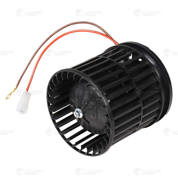 Э/вентилятор отоп. ВАЗ 2110-12 (до 2003г.) (с кожухом-кольцом; шарик. подшип.) LUZAR LFh 0110