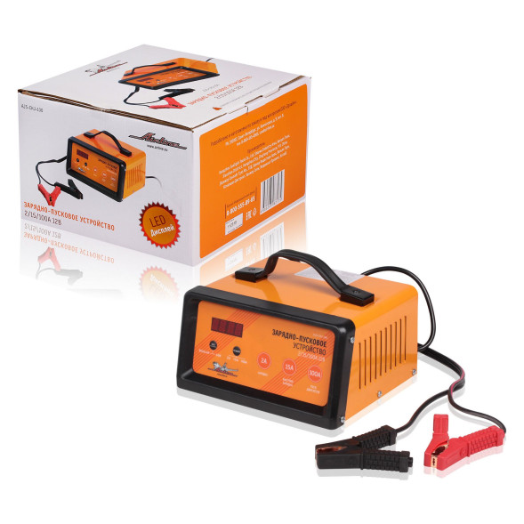 Зарядно-пусковое устройство 2/15/100А 12В, LED дисплей, трансформаторное (AJS-CHJ-100) AIRLINE