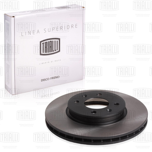 Диск торм. перед.  Hyundai Solaris (10-) (17-) d=256 Superiore (DF 0841s) (к-т 2шт) TRIALLI