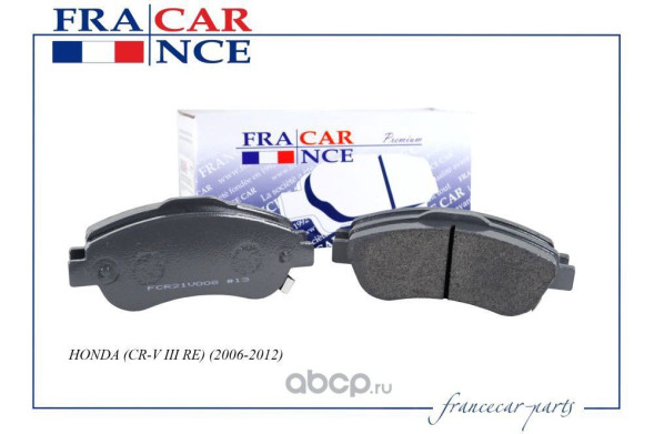Колодка дискового тормоза 45022-SWW-G01/FCR21V008 HONDA(CR-V III RE)(2006-2012)