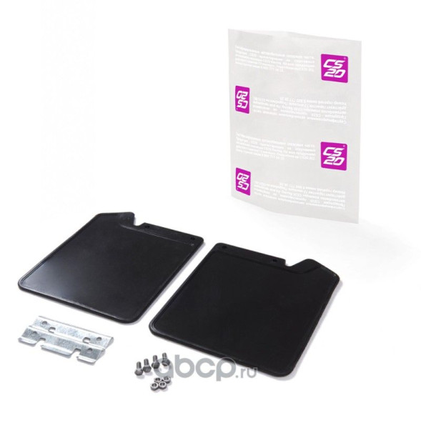 Брызговики заднего колеса для а/м ВАЗ-2108 (2шт.крепл.+планка) Оригинал+  CS20 (2108-8404412/13)